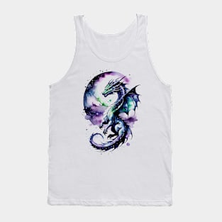 Dragon in Nebula Tank Top